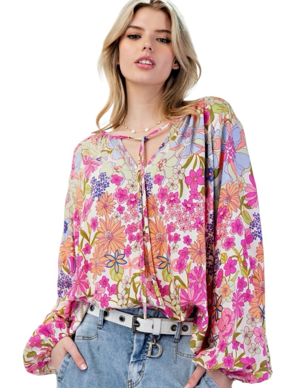 197:  EASEL NWT TOP BLUSH (H24)